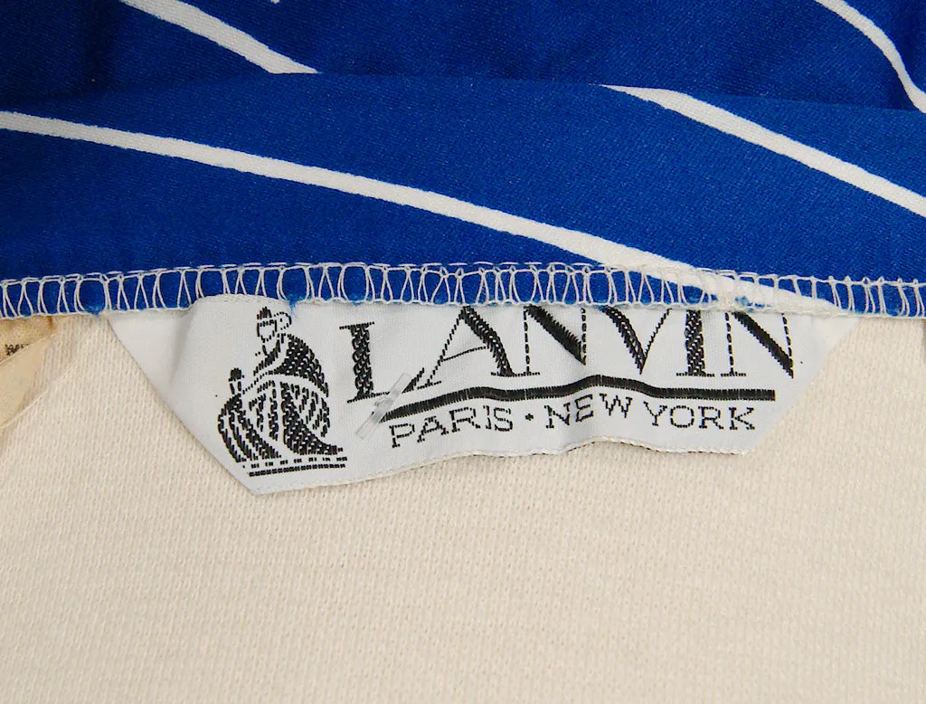 1960s Lanvin Signed Maxi Skirt