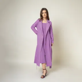 Amelia Purple Trench