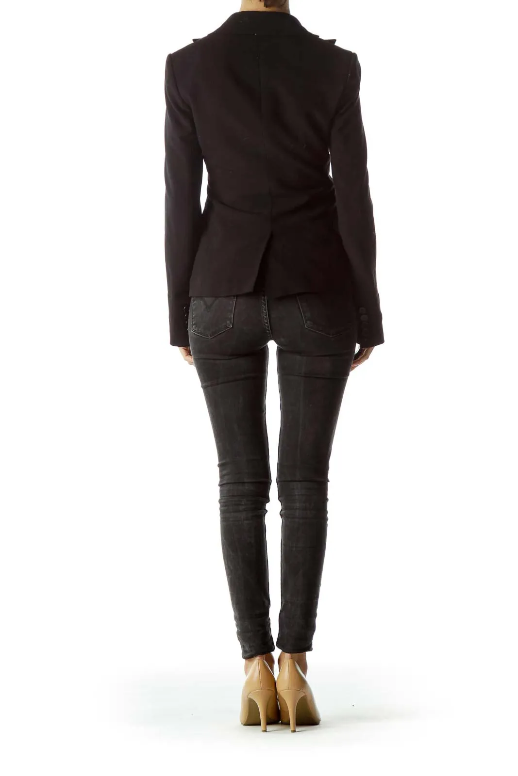 Black Tailored Blazer Jacket