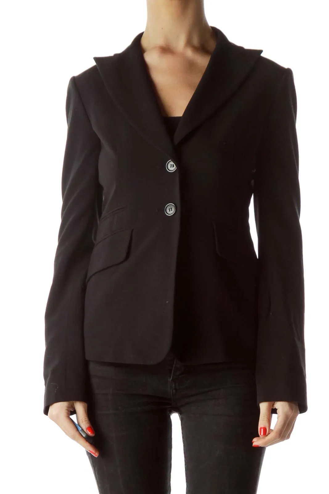 Black Tailored Blazer Jacket