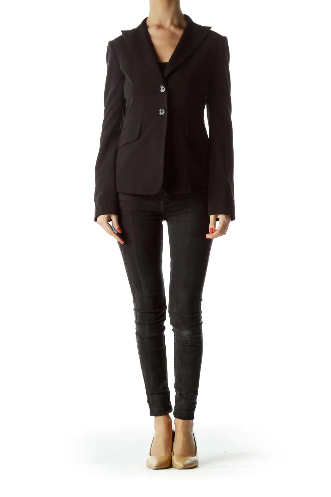 Black Tailored Blazer Jacket