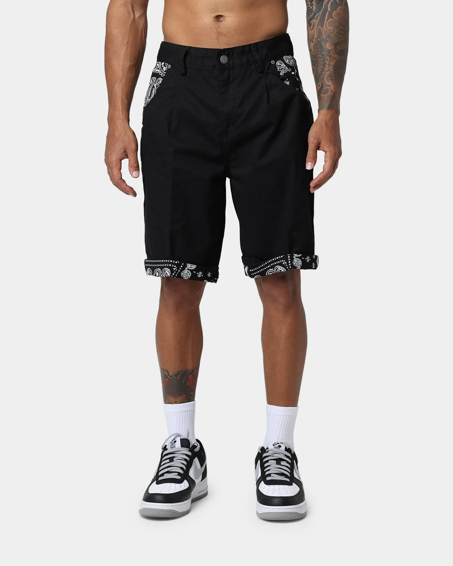 Carre Bandana Ultra Chino Shorts Black