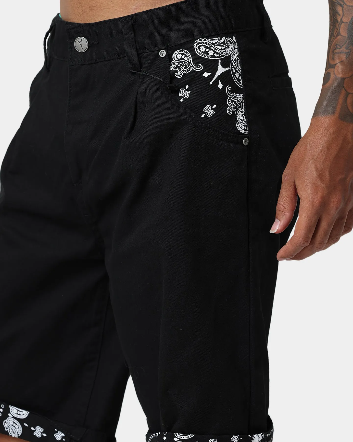 Carre Bandana Ultra Chino Shorts Black