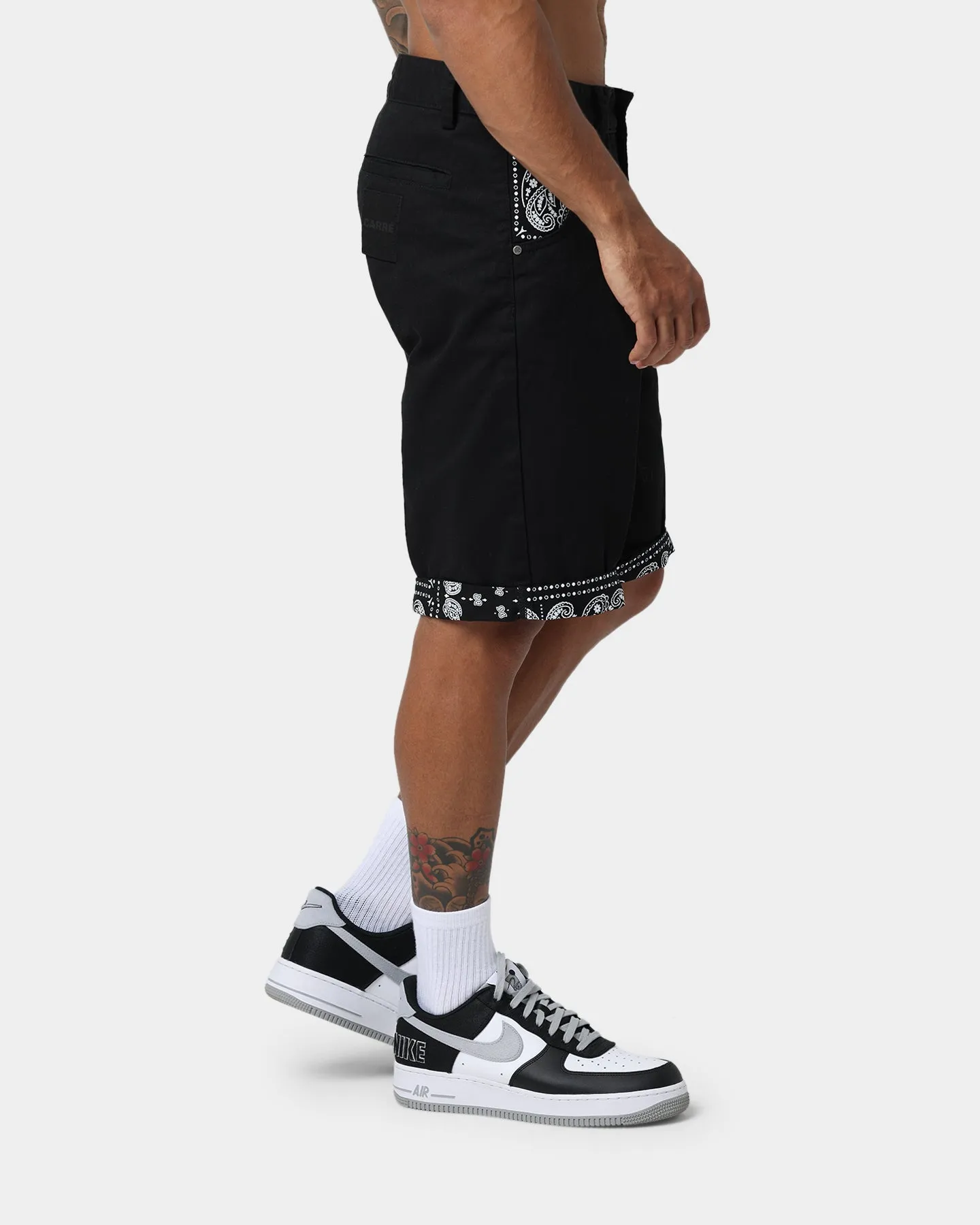 Carre Bandana Ultra Chino Shorts Black