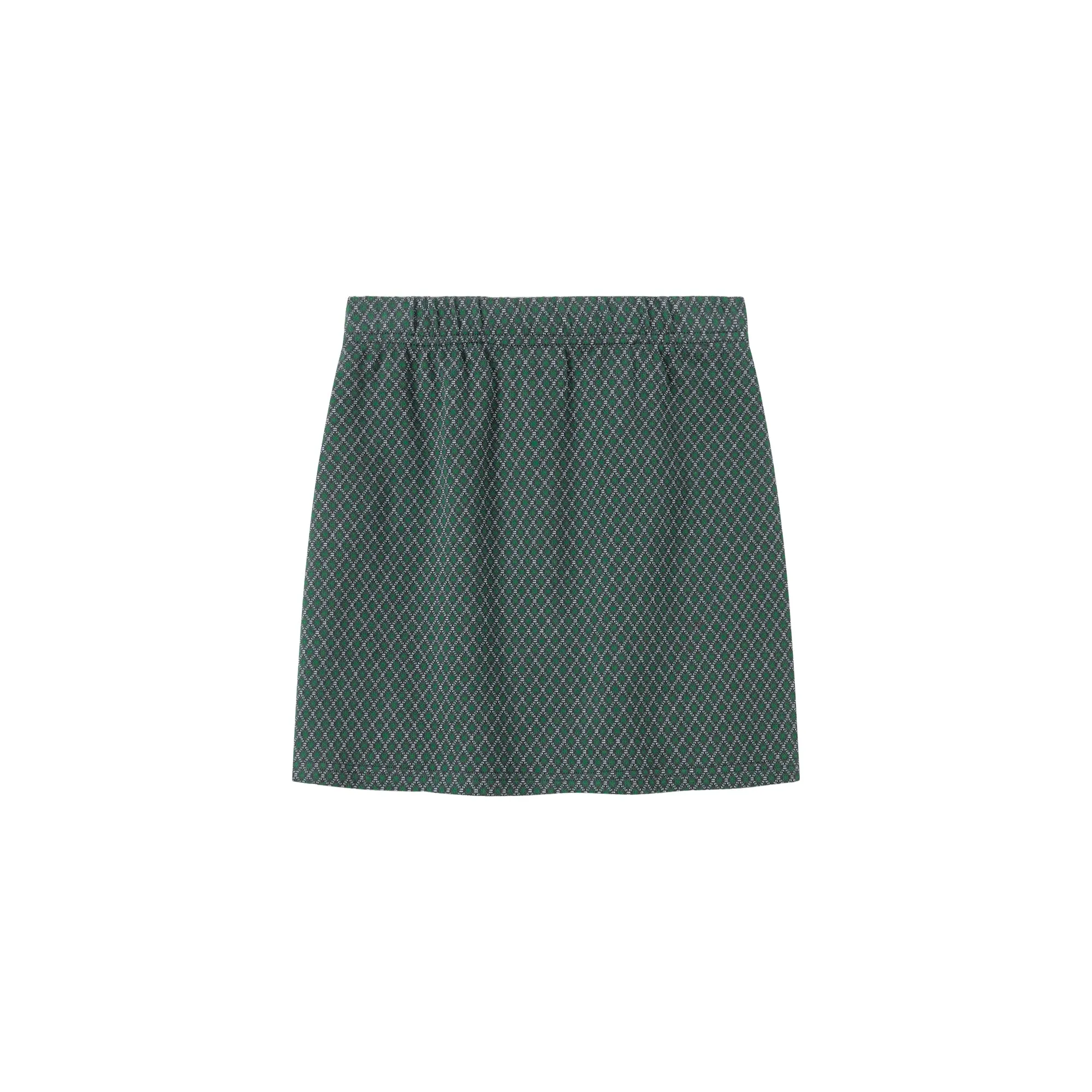 Check A-Line Skirt