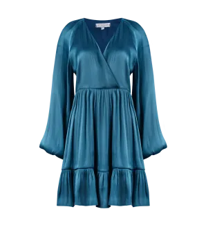 Christina Long Sleeve Mini Tiered Dress