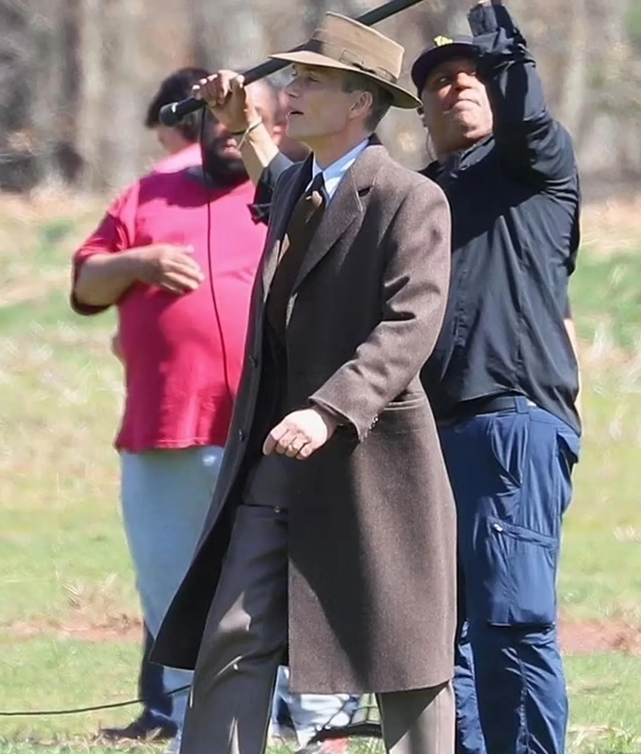 C﻿illian Murphy  Oppenheimer Brown Trench Coat