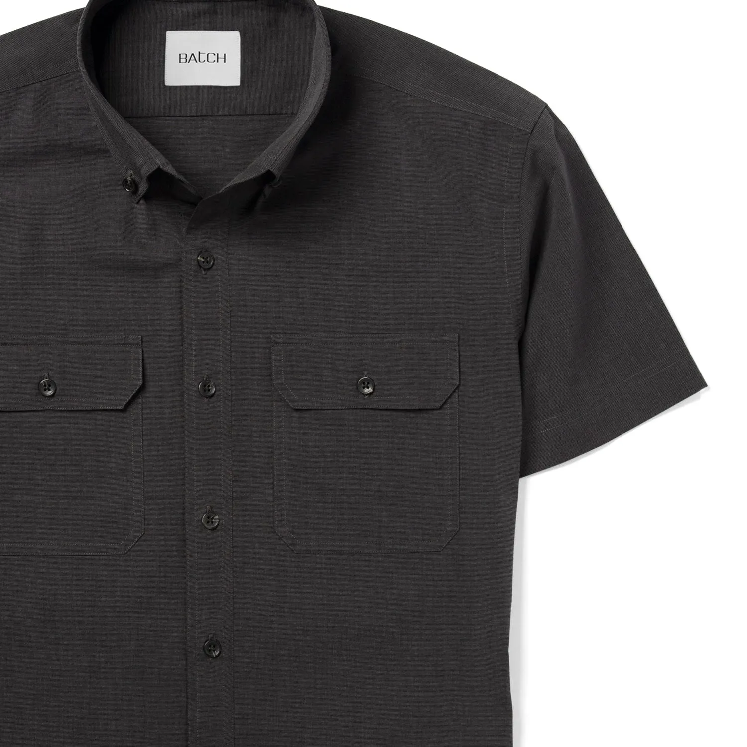 Constructor Short Sleeve Utility Shirt –  Asphalt Gray End-on-end