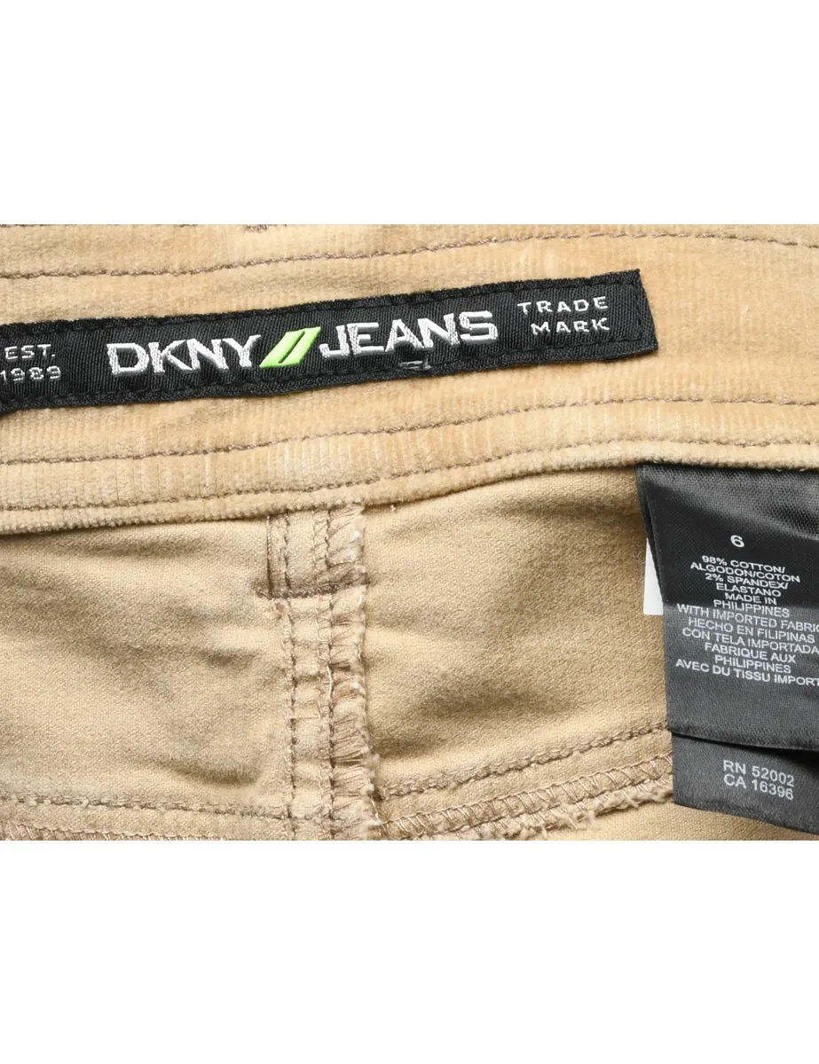 DKNY Corduroy A-line Skirt - L