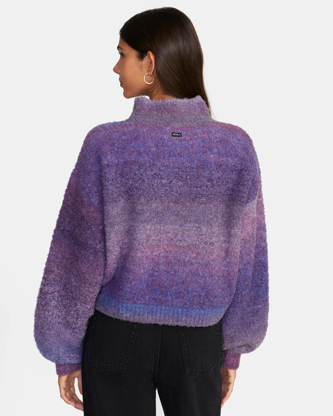 Dream Cycle Turtleneck Sweater - Lavender