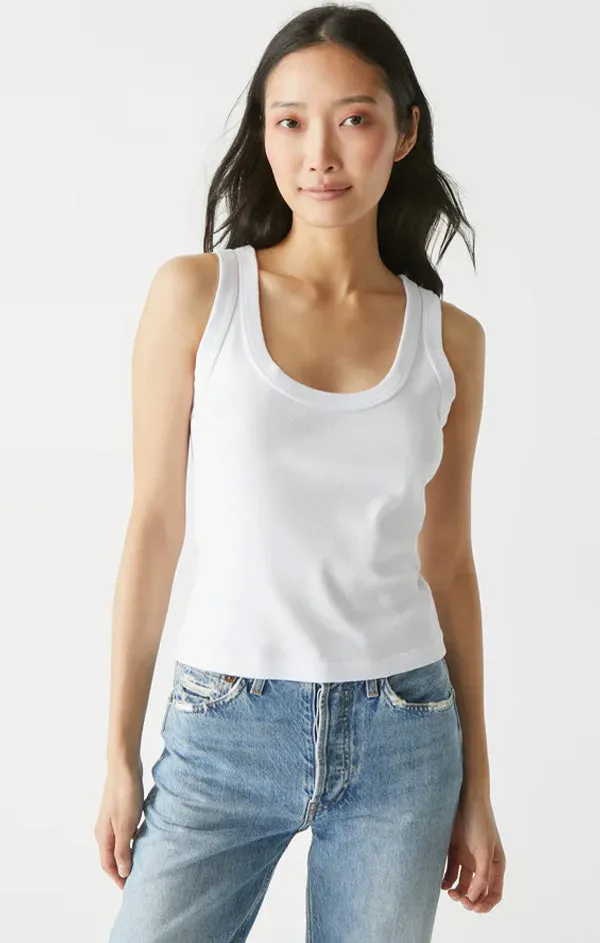 Elodie Cropped Scoop Neck Tank