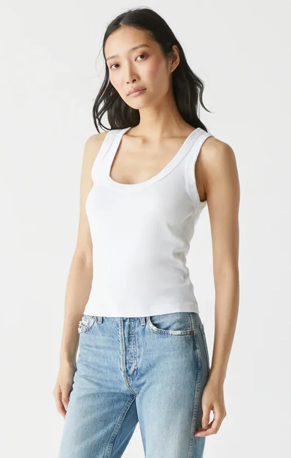 Elodie Cropped Scoop Neck Tank