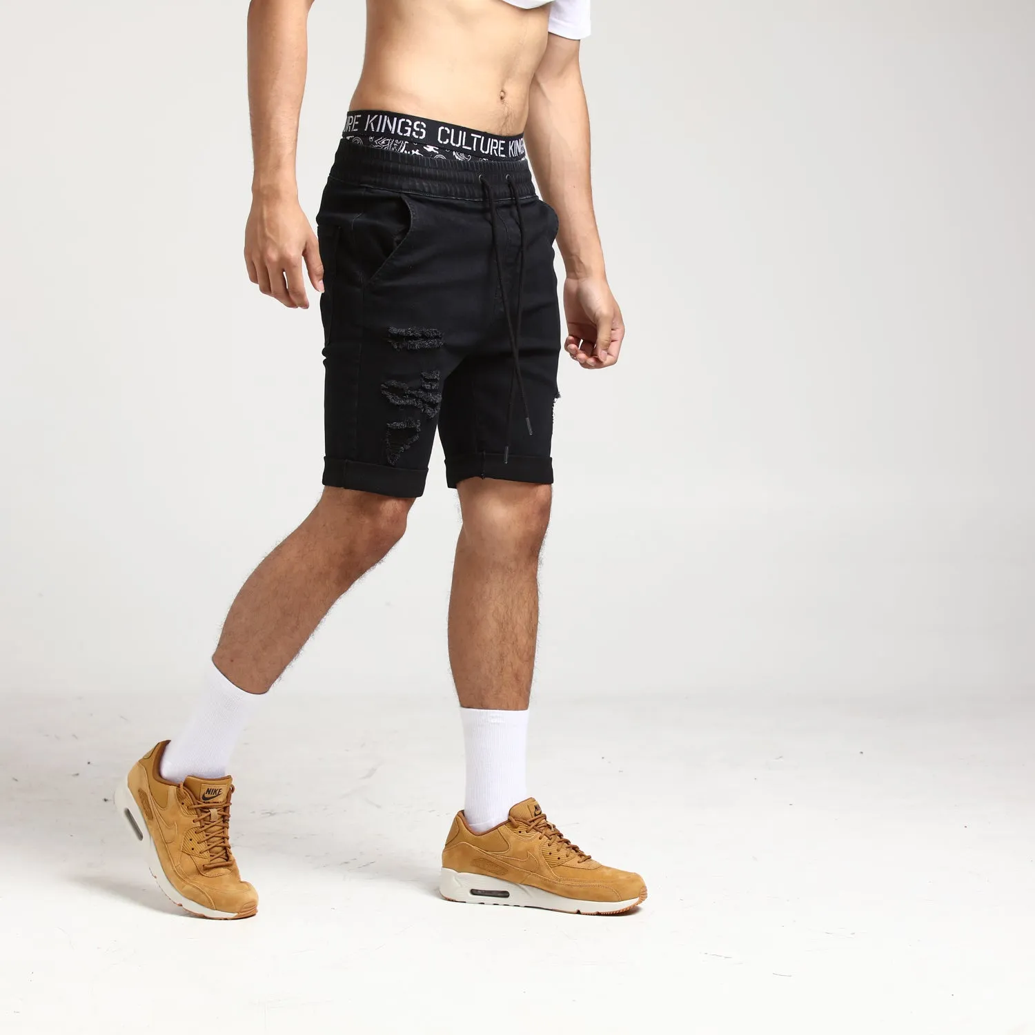 ENES Arise Denim Short Black