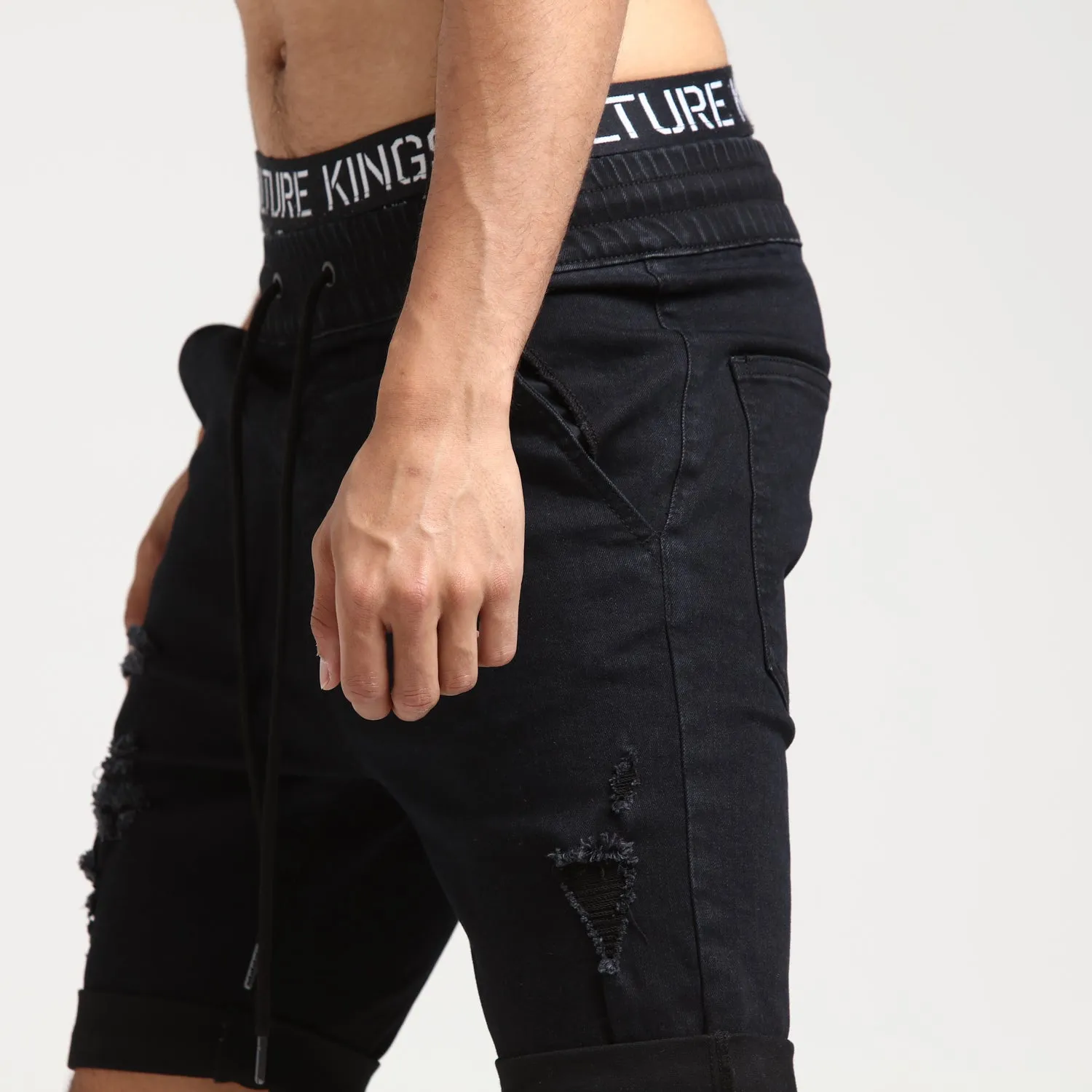 ENES Arise Denim Short Black