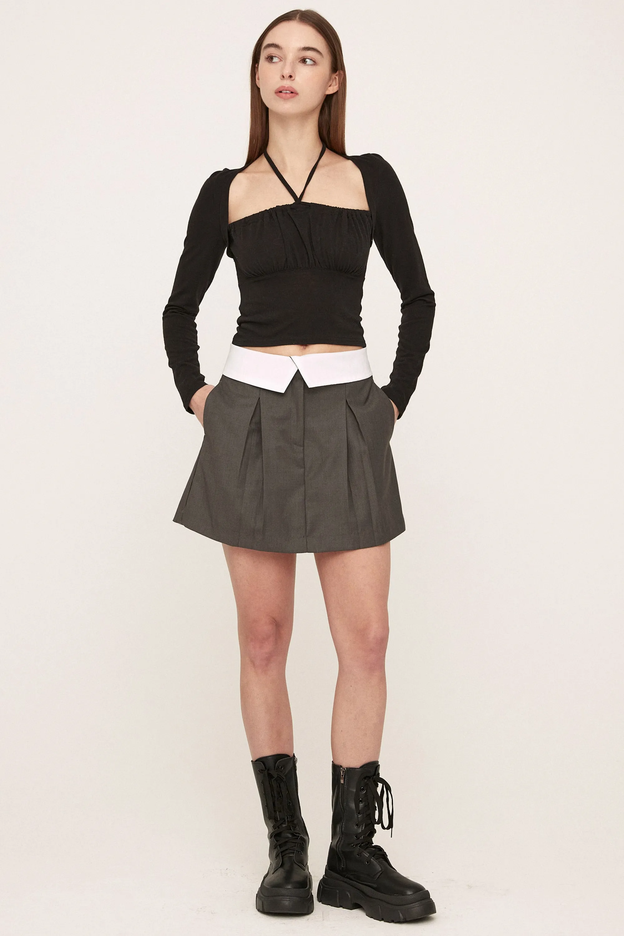 Fiona Fold Effect Skort