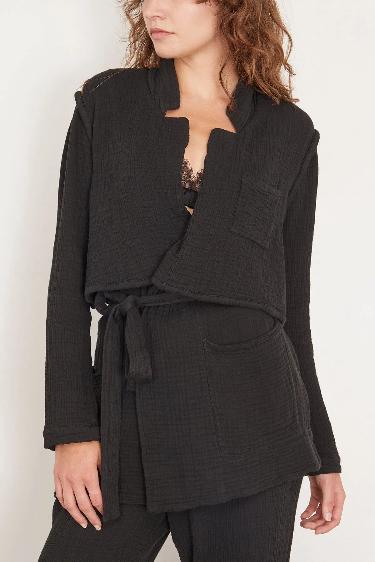 La Brea Trench Jacket in Black