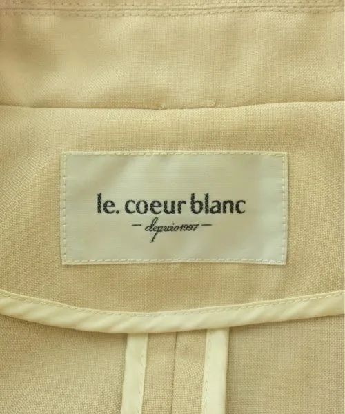 le coeur blanc Blazers/Suit jackets