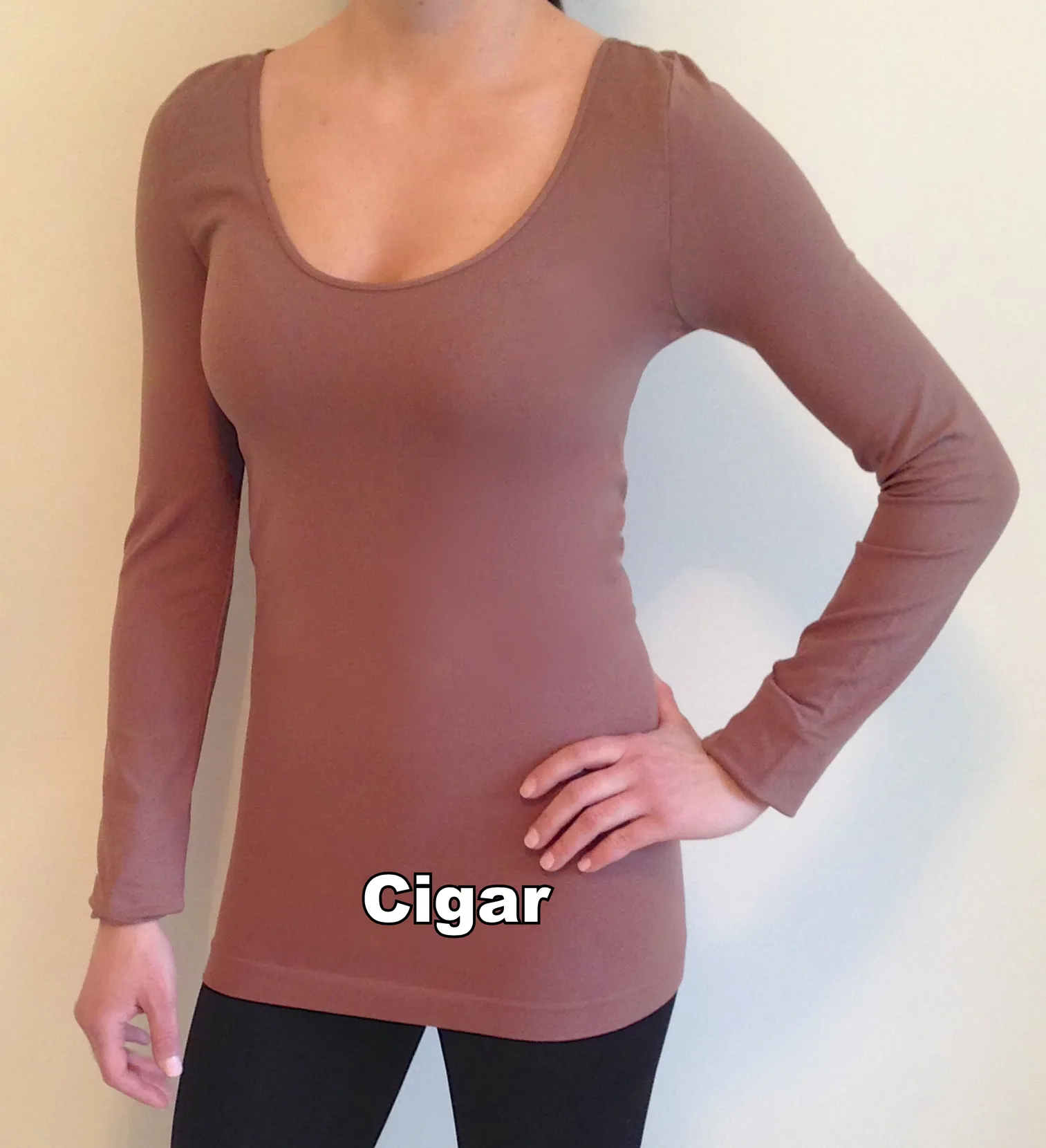 Long Sleeve Scoop