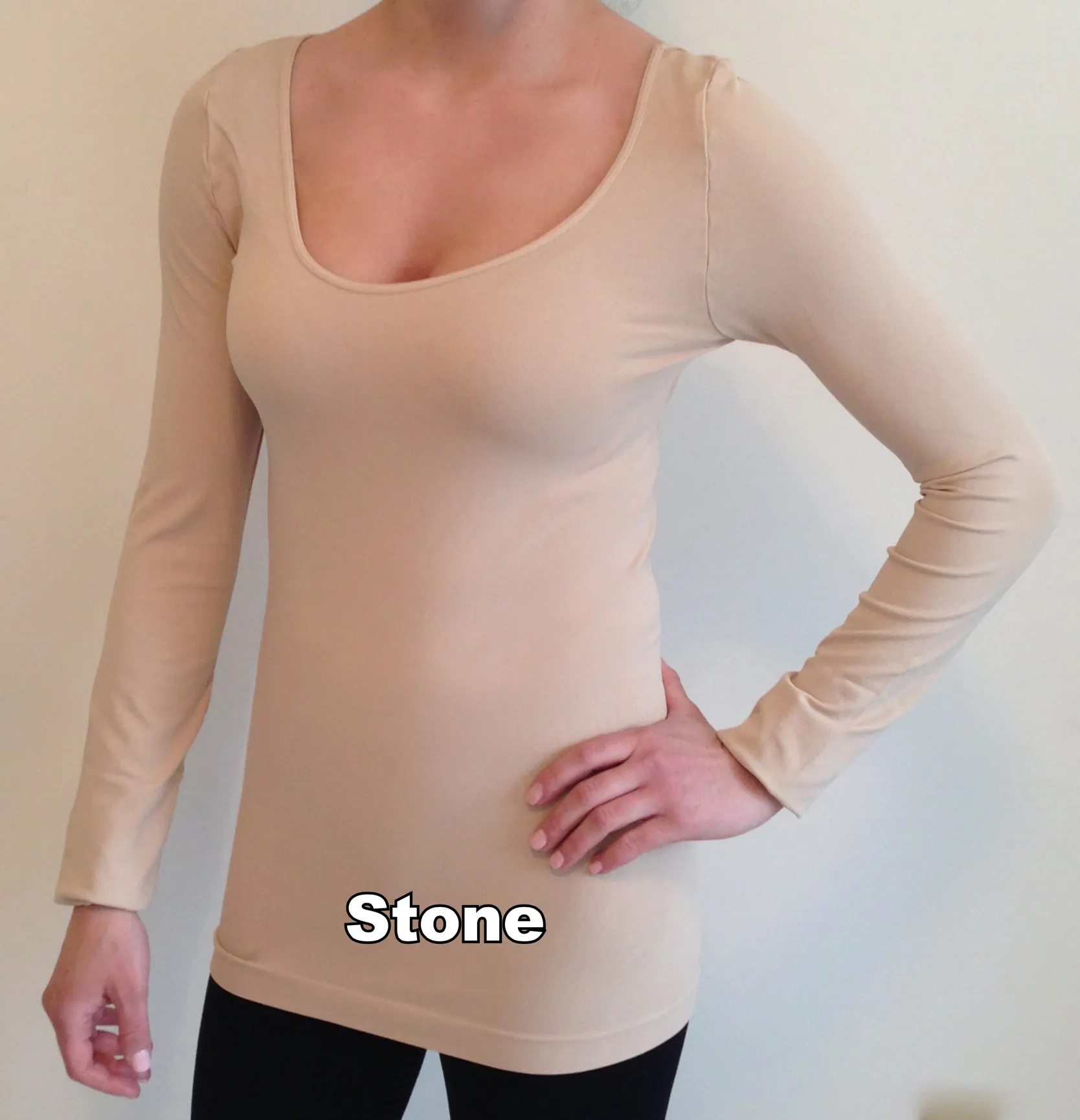 Long Sleeve Scoop