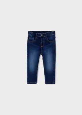 Mayoral Dark Wash Denim Slim Fit Pants