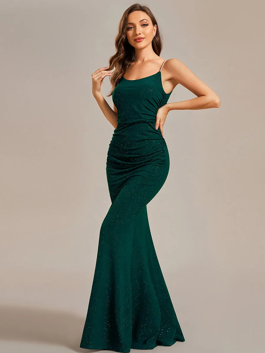 Mermaid Spaghettie Straps Evening Dresses