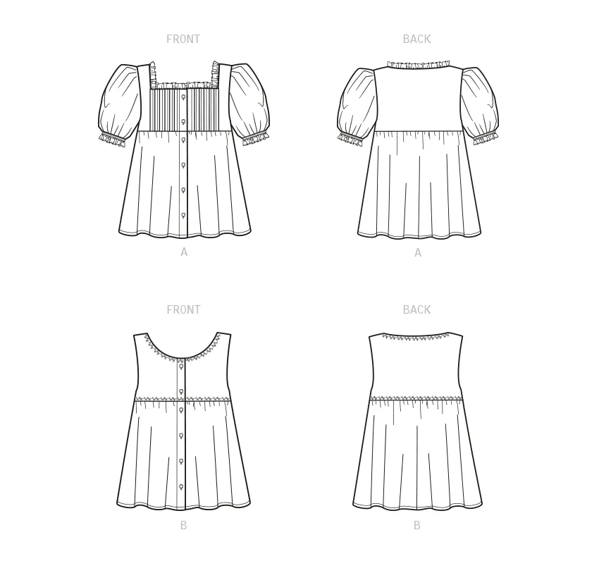 New Look sewing pattern 6719 Misses' Tops