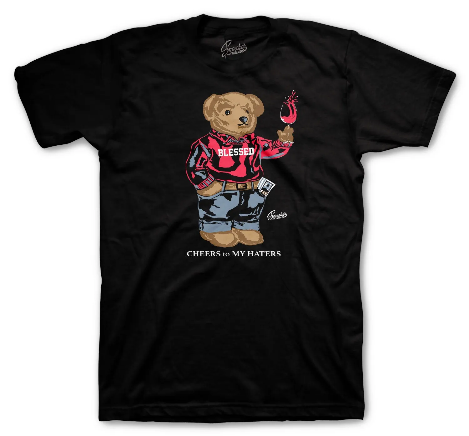 Retro 12 Utility Cheers Bear Shirt