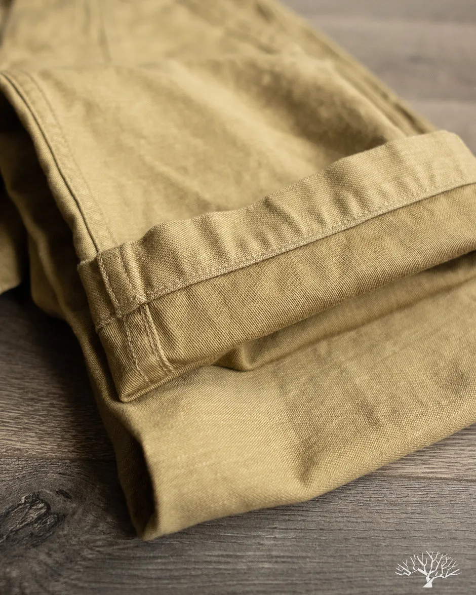 Slim Fit Fatigue Pants - Khaki