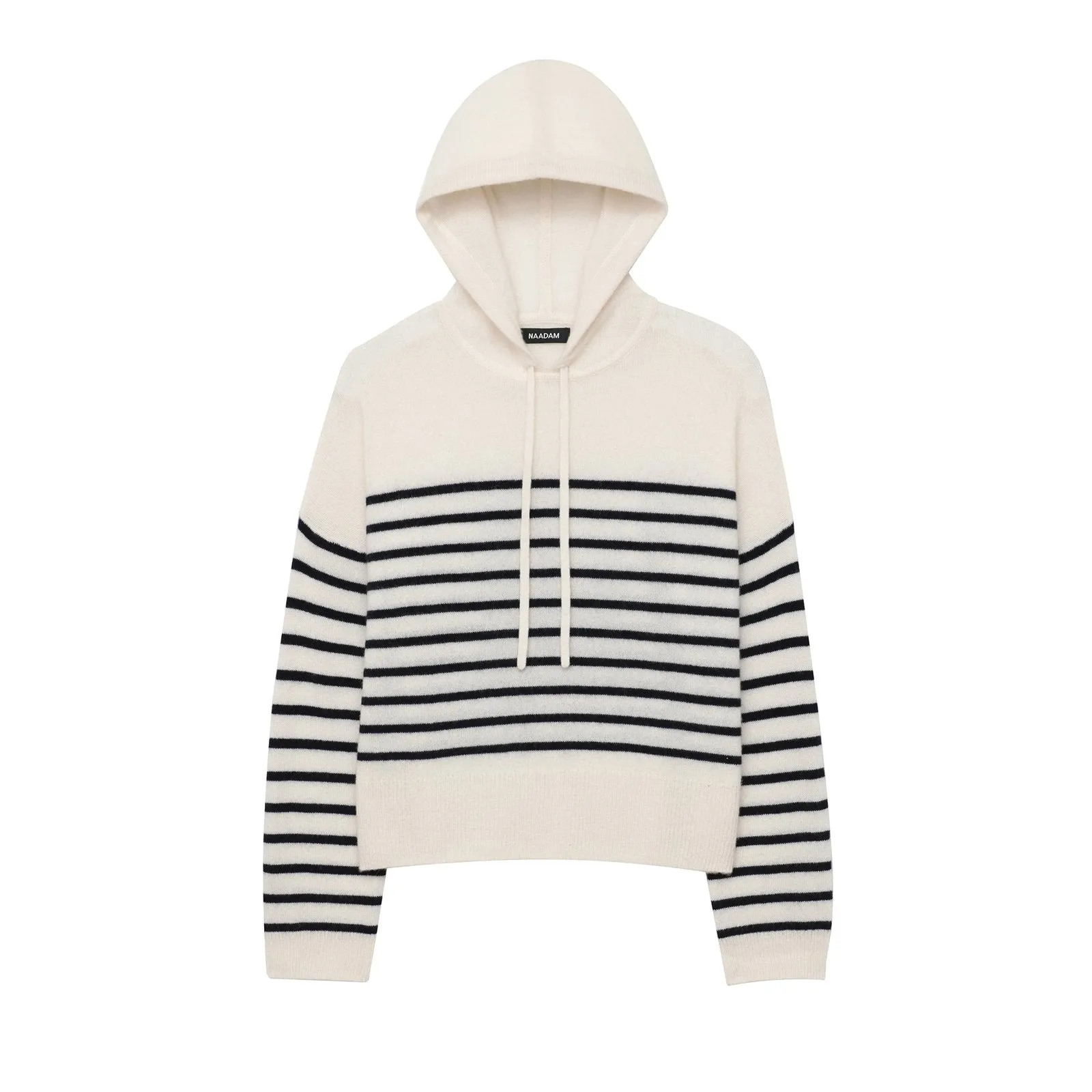 Striped Cashmere Oversized Hoodie