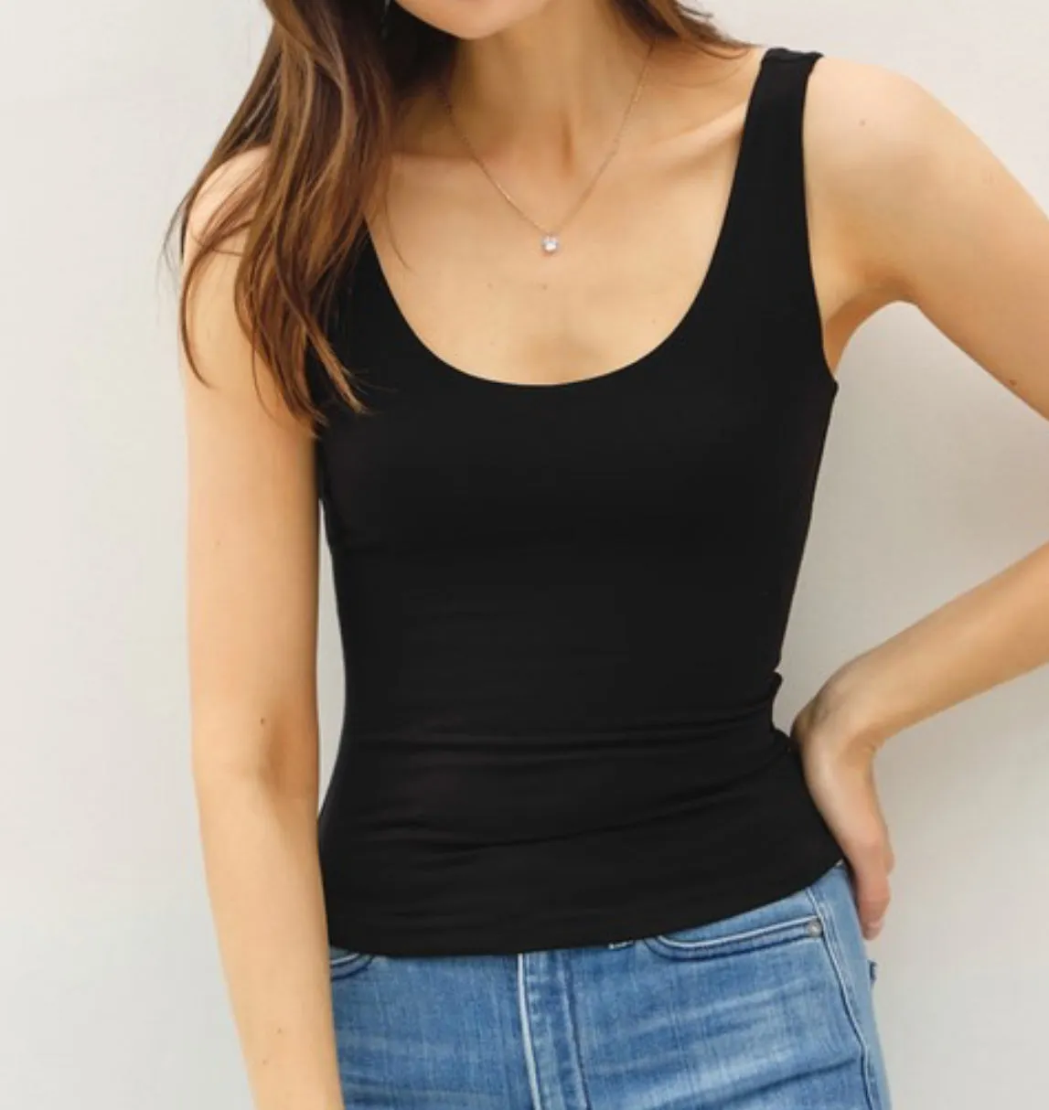 The Everyday Scoop Neck Tank Tops (5 colors)