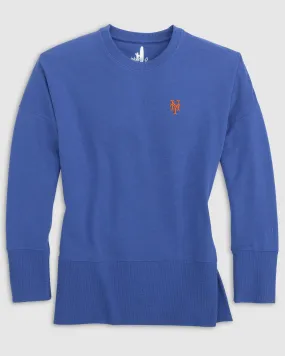 Women's New York Mets Britanny Crewneck Sweatshirt